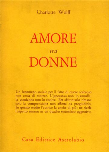 Amore tra donne.