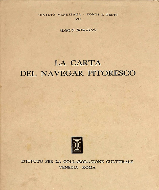 La carta del Navegar pitoresco.