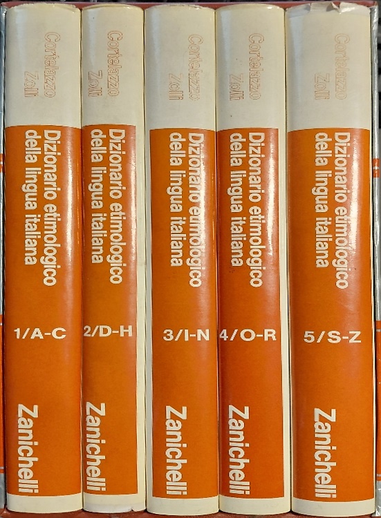 9788808049667-Dizionario etimologico della lingua italiana. I:A-c. II:D-H. III:I-N. IV:O-R. V: