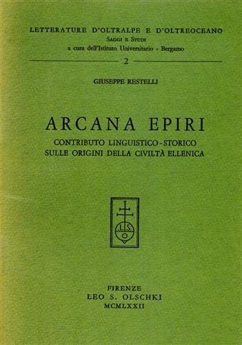 9788822221513-Arcana Epiri. Contributo linguistico-storico sulle origini della civiltà ellenic