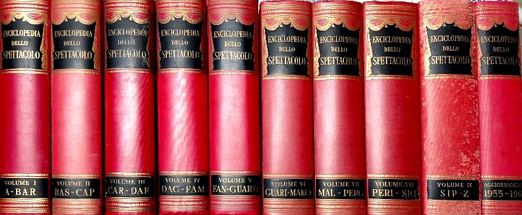 Enciclopedia dello Spettacolo.