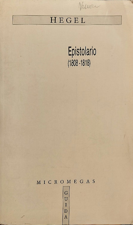 Epistolario. Vol.II:1808-1818.