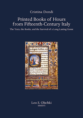 9788822264688-Printed books of hours from fifteenth century Italy. The Texts, the Books, and t