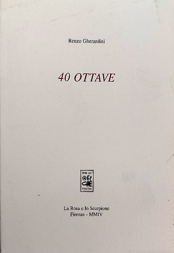 40 ottave. [Poesie]