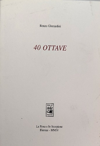 40 ottave. [Poesie]