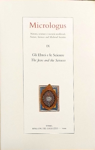 Gli Ebrei e le Scienze / The Jews and the Sciences.
