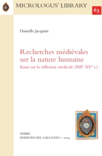 9788884505781-Recherches médiévales sur la nature humaine. Essais sur la réflexion médicale (X