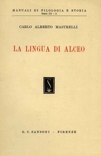 La Lingua di Alceo.