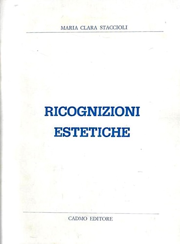 9788879231145-Ricognizioni estetiche.
