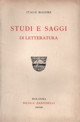 Studi e saggi di letteratura.