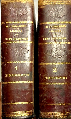Leçons de Chimie élémentaire appliquée aux Arts industriels. Vol. I-II. Vol. I:
