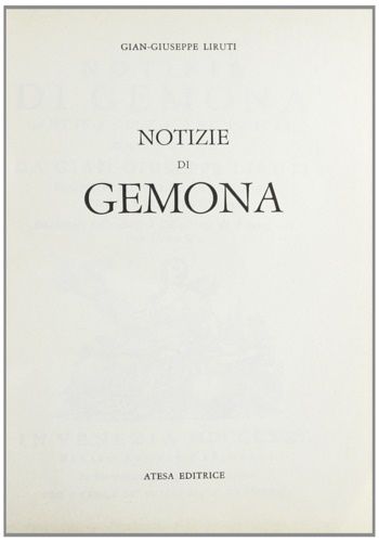 9788870370034-Notizie di Gemona antica città nel Friuli.