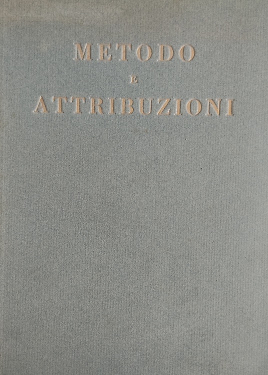 Metodo e attribuzioni.