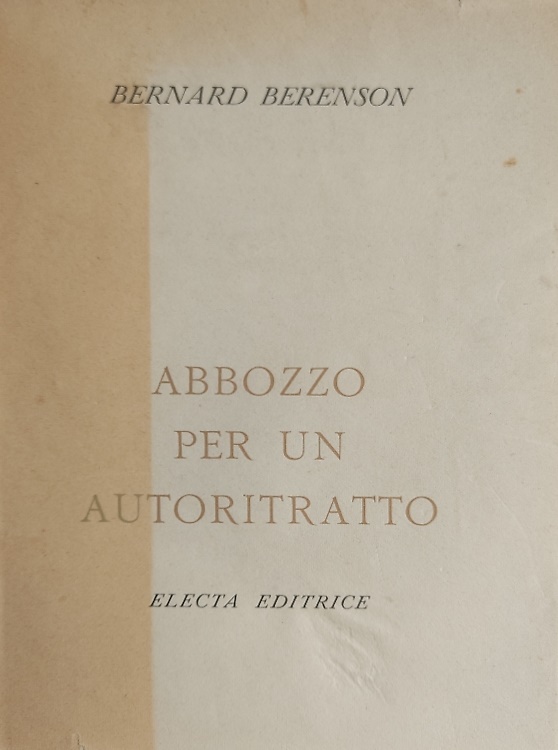 Abbozzo per un autoritratto.