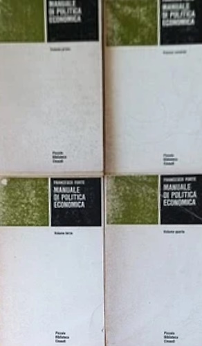Manuale di politica economica.