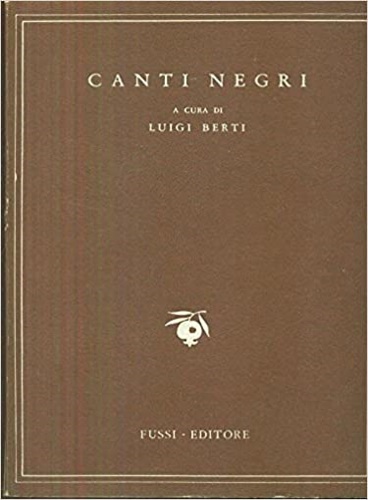 Canti negri.