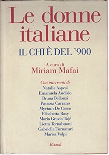 9788817842297-Chi è delle donne italiane del Novecento.