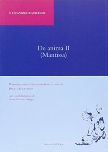 9788876948558-De anima II (Mantissa).