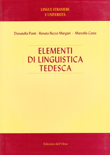 9788876943683-Elementi di linguistica tedesca.