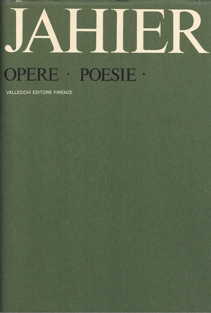 Opere. Poesie.
