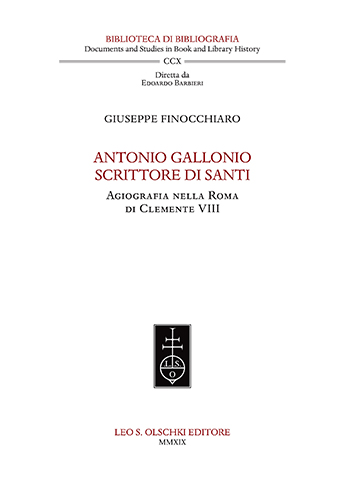 9788822266637-Antonio Gallonio scrittore di santi.