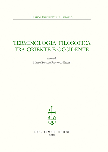 9788822266163-Terminologia filosofica tra Oriente e Occidente.