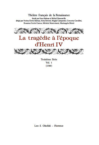 9788822266859-Tragedie (La) à l’epoque d’Henri IV. Troisième Série.