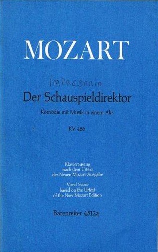 Der Schauspieldirektor. K. 486.