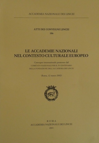 9788821808883-Le accademie nazionali nel contesto culturale europeo.