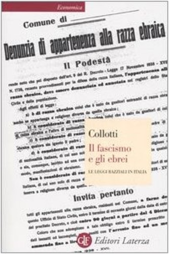 9788842078869-Il fascismo e gli ebrei. Le leggi razziali in Italia.
