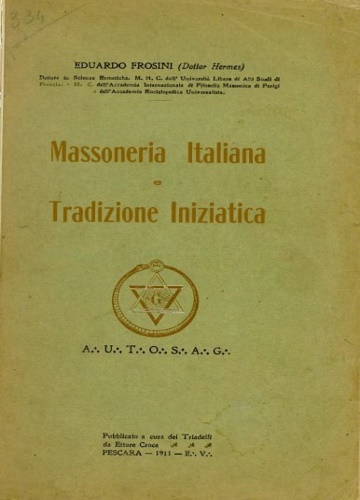 Massoneria Italiana e Tradizione Iniziatica.