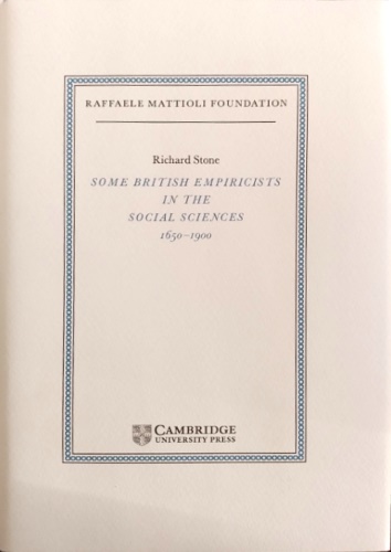 9780521571456-Some British Empiricists in the Social Sciences, 1650–1900.