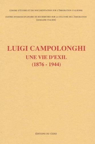 9782953030020-Luigi Campolonghi. Une vie d'exil (1876-1944).