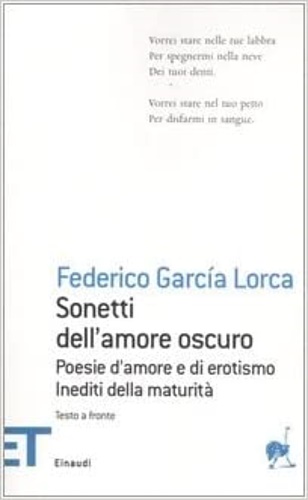 9788806182991-Sonetti dell'amore oscuro. Poesie d'amore e di erotismo. Inediti della maturità.