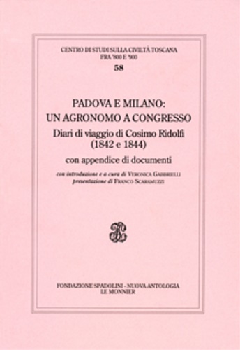 9788800841726-Padova e Milano: un agronomo a Congresso. Diari di viaggio di Cosimo Ridolfi (18
