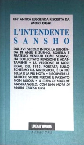9788809007512-L'intendente Sansho.