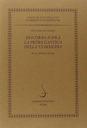 9788884029485-Discorso sopra la prima cantica della «Commedia».