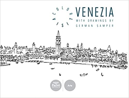 9788869951367-Venezia color visit with drawings.