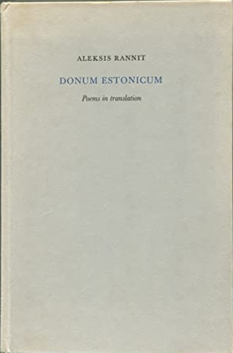 Donum Estonicum. Poems in translation.