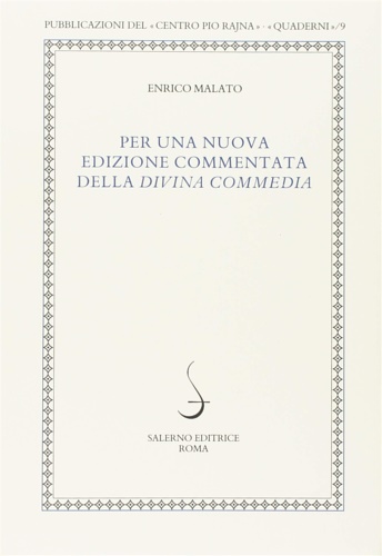 9788869733307-Per una nuova edizione commentata della «Divina Commedia»