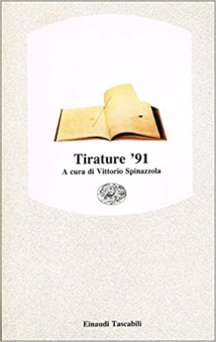 9788806127909-Tirature '91.