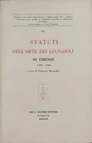 9788822213600-Statuti delle arti dell'arte dei legnaioli di Firenze 1301-1346.