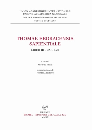 9788884508362-Thomae Eboracensis Sapientiale, Liber III, cap. 1-20.