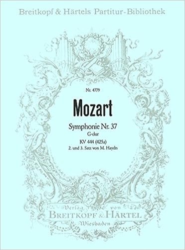 Symphonie Nr. 37. G-dur. Contiene : 4 spartiti per il 1 violino. 3 spartiti per