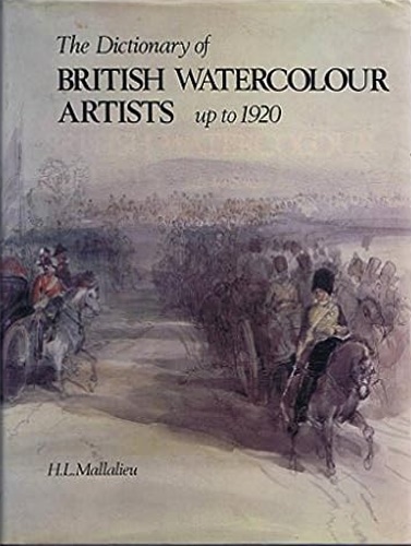 9780902028487-The Dictionary of British watercolour artist up to 1920. Volume I.