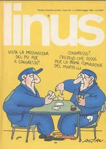 Linus. Anno XX Maggio 1984. N°58 (230).