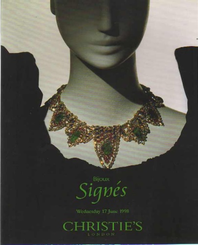 Christies 1998 Signed Jewellery.