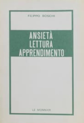 9788800853736-Ansietà, lettura, apprendimento.