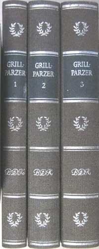 Grillparzers Werke in 3 Bänden.