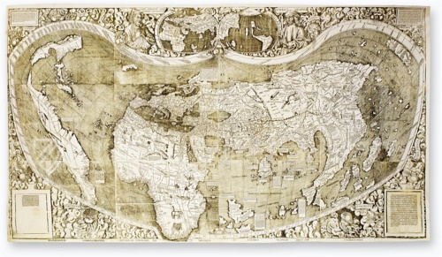 Carta geografica del mondo del Waldseemüller.
